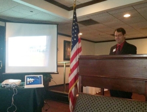 Jeff presenting at Arlington Council meeting